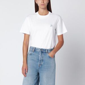 Golden Goose Star White Cotton Crew-Neck T-Shirt Women